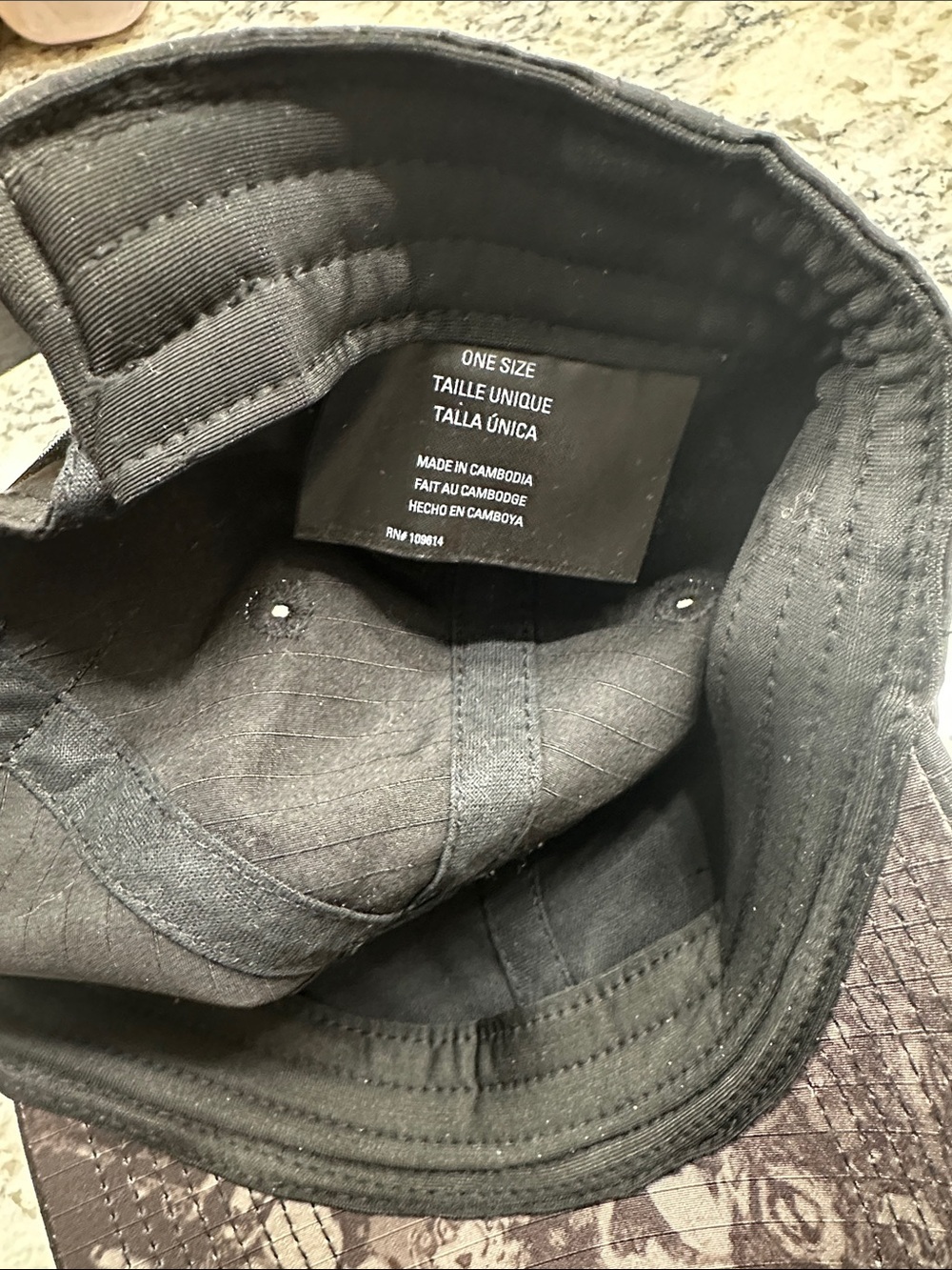 5.11 Tactical Black Cap with Grey Logo Patch - Picture 6 of 6